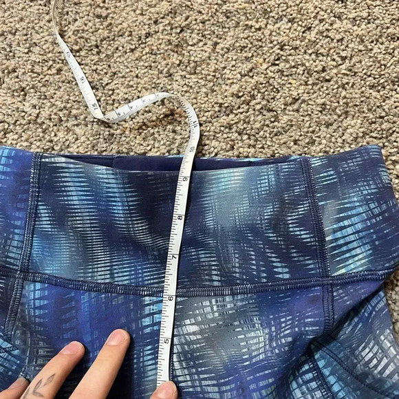 Lululemon Invigorate High-Rise Tight Legging Shapeshifter Flux Blue Multi Size 2 - Picture 7 of 15
